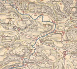 Carte von Schwaben 1798 - 1828
