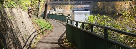 Neckar in Esslingen