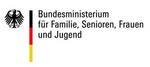 Logo zum Bundesministerium fr Familie, Senioren, Frauen und Jugend