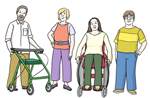 Piktogramm Menschen mit Behinderung
