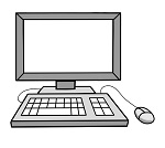 Symbol für einen Computer Symbol für einen Computer