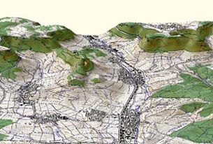 digitales Höhenmodell digitales Höhenmodell