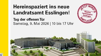 Drohnenaufnahme des neuen Landratsamts Pulverwiesen Drohnenaufnahme des neuen Landratsamts Pulverwiesen
