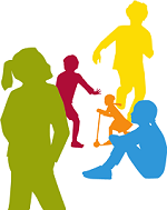 Zeichnung Pflegefamilie-Kinder