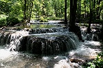 Foto: Wasserstufe im Geopark