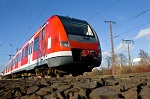 Foto einer Schnellbahn Foto einer Schnellbahn